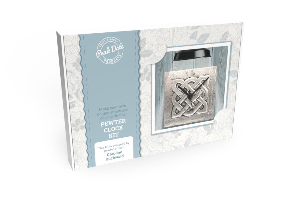 Metal Embossing Kit - Pewter Clock - Default Title (METPEWCLO)