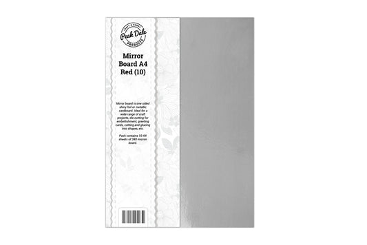 Mirror Board A4 Silver Pack of 10 - Default Title (MIRBOASIL)