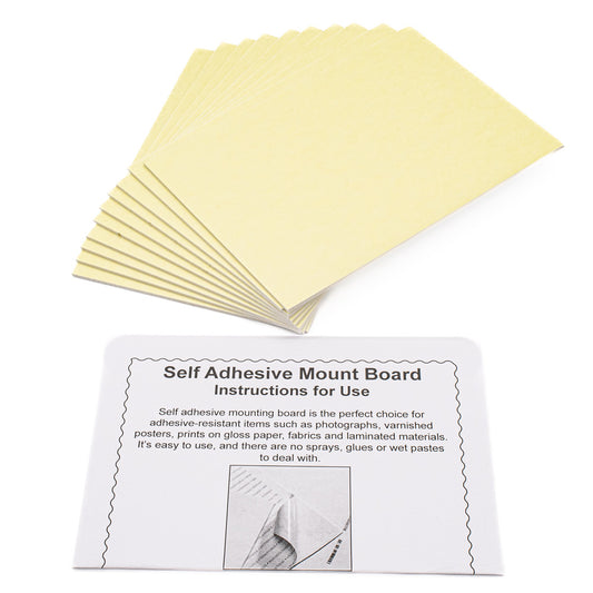 Mount Board Self Adhesive 4x6inch Pk 10 - Default (MOUNT4X6)
