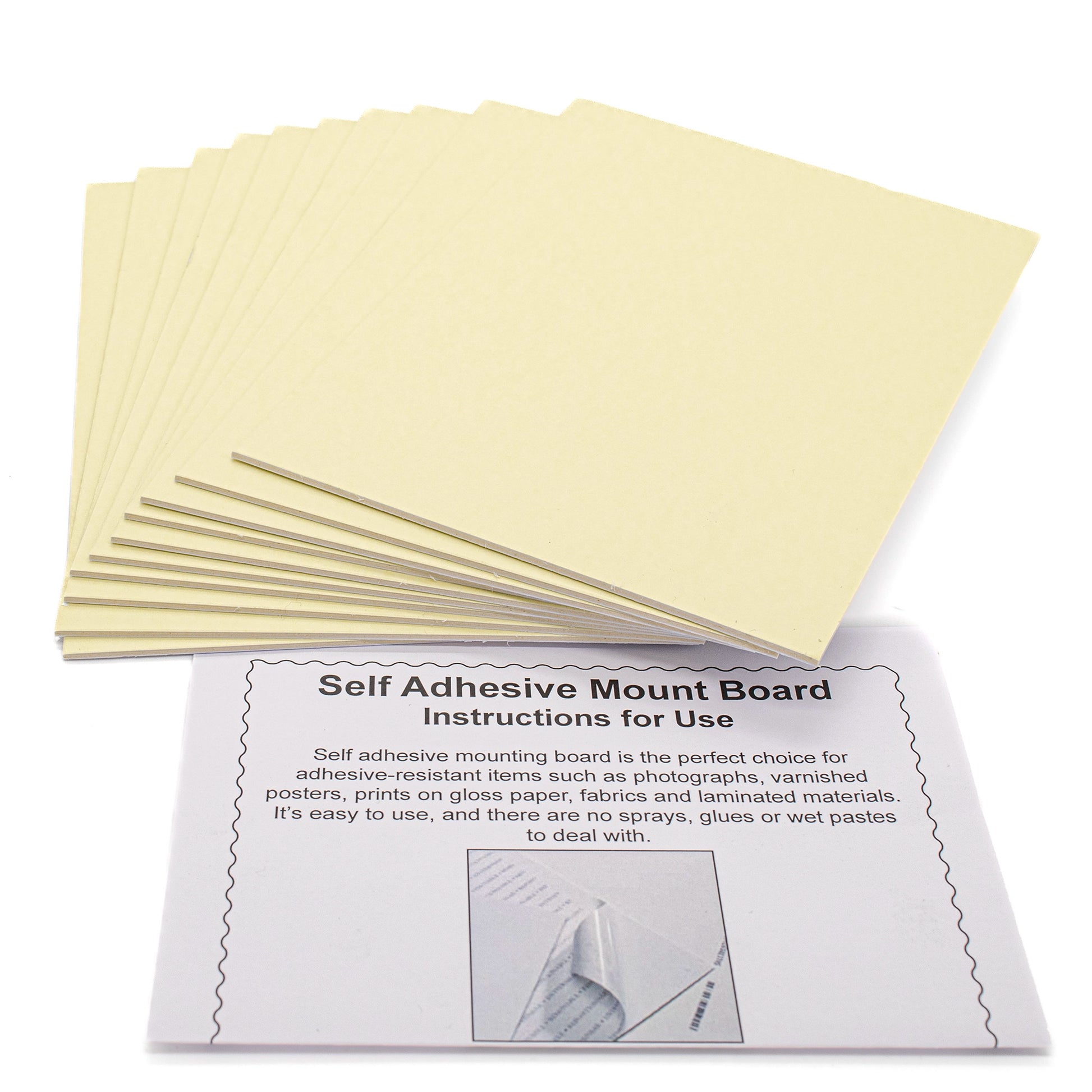 Mount Board Self Adhesive 5x7inch Pack 10 - Default Title (MOUNT5X7)