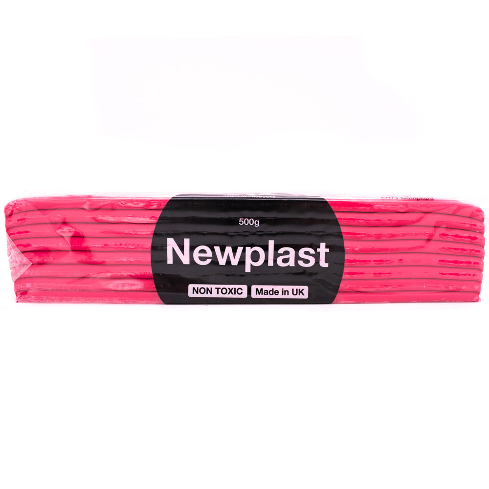 Newplast Modelling Clay Cerise 500g - Default Title (NEWPLACER)