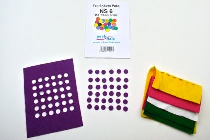 NS6 Felt Circle Pack 10mm - Default Title (NS6)