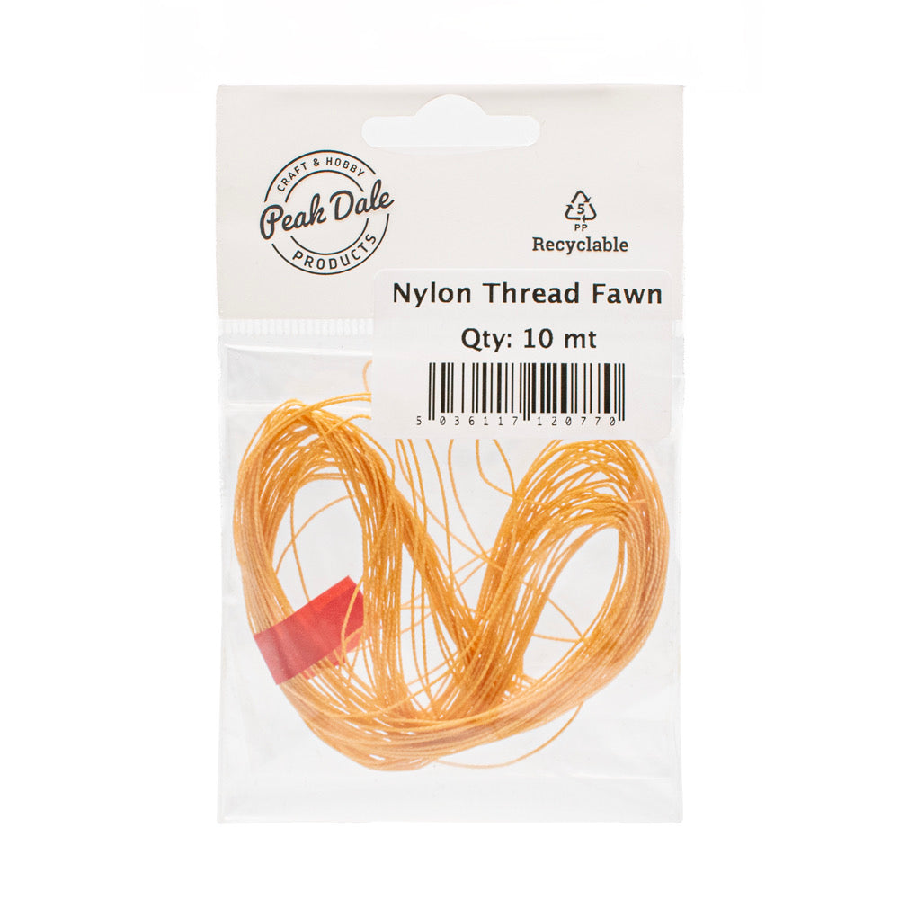 Nylon Thread Fawn 10 mt - Default Title (NYLONTDFAWN)