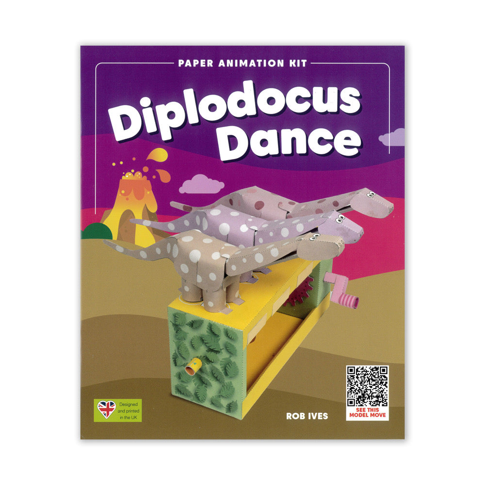 Paper Animation Kit Diplodocus Dance - Default (PAPANIDIP)