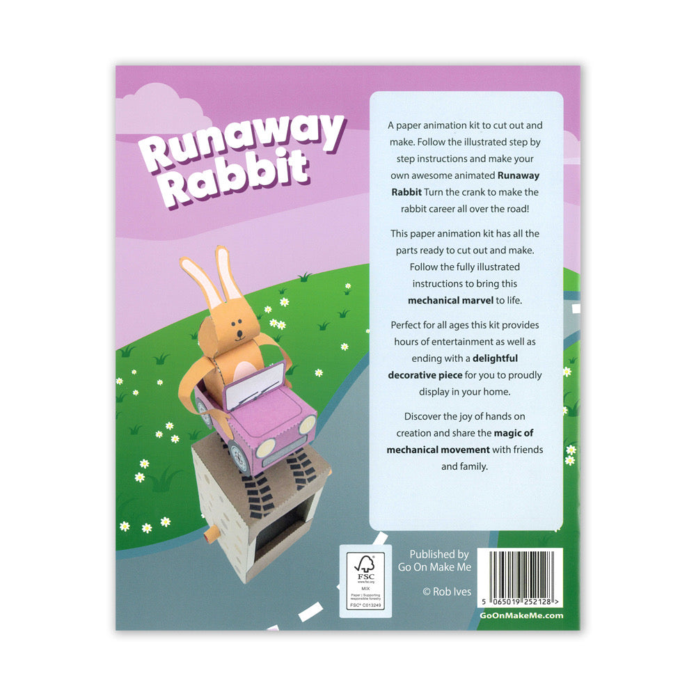 Paper Animation Kit Runaway Rabbit - Default (PAPANIRAB)