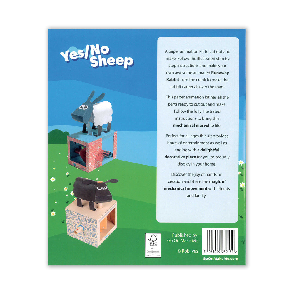 Paper Animation Kit Yes/No Sheep - Default (PAPANISHE)