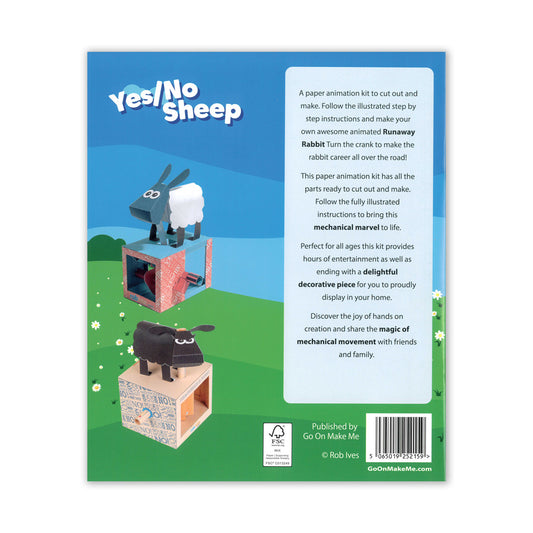 Paper Animation Kit Yes/No Sheep - Default (PAPANISHE)