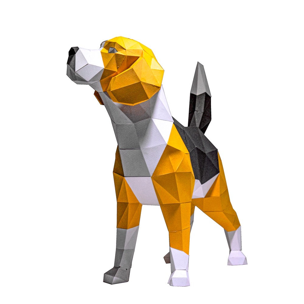 Papercraft World Standing Beagle - Default Title (PAPCRABEA)