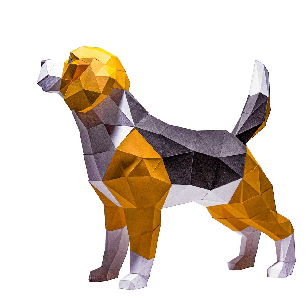 Papercraft World Standing Beagle - Default Title (PAPCRABEA)