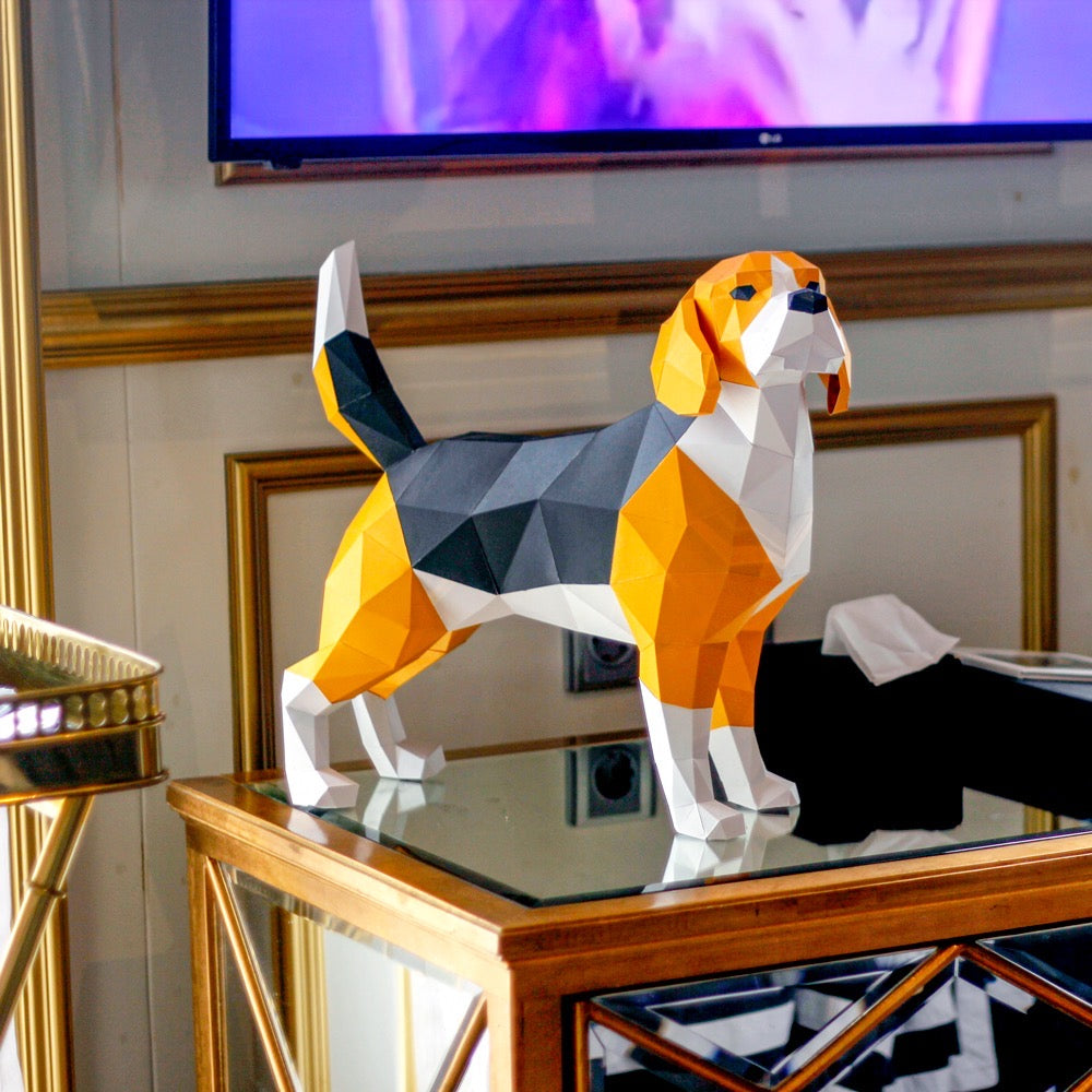 Papercraft World Standing Beagle - Default Title (PAPCRABEA)