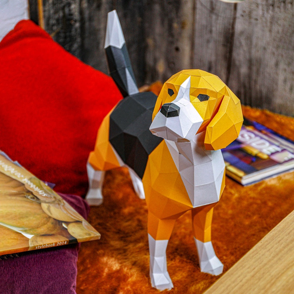 Papercraft World Standing Beagle - Default Title (PAPCRABEA)