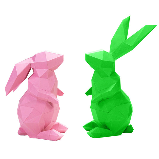 Papercraft World 2 bunnies - Default Title (PAPCRABUN)