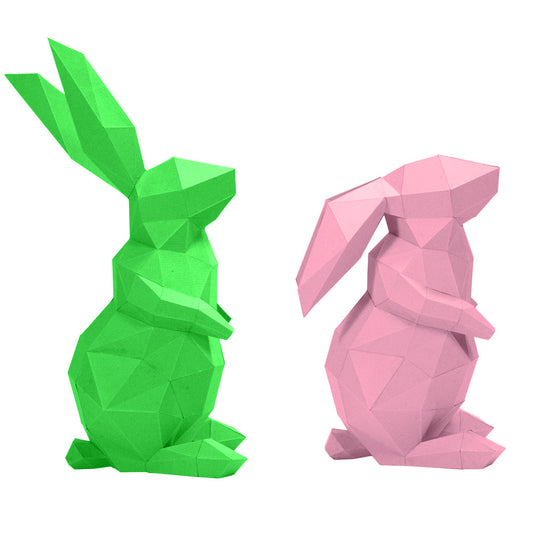 Papercraft World 2 bunnies - Default Title (PAPCRABUN)