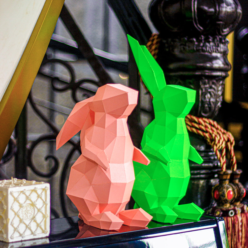 Papercraft World 2 bunnies - Default Title (PAPCRABUN)