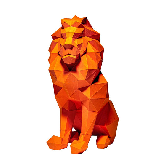 Papercraft World Sitting Lion - Default Title (PAPCRALIONSIT)