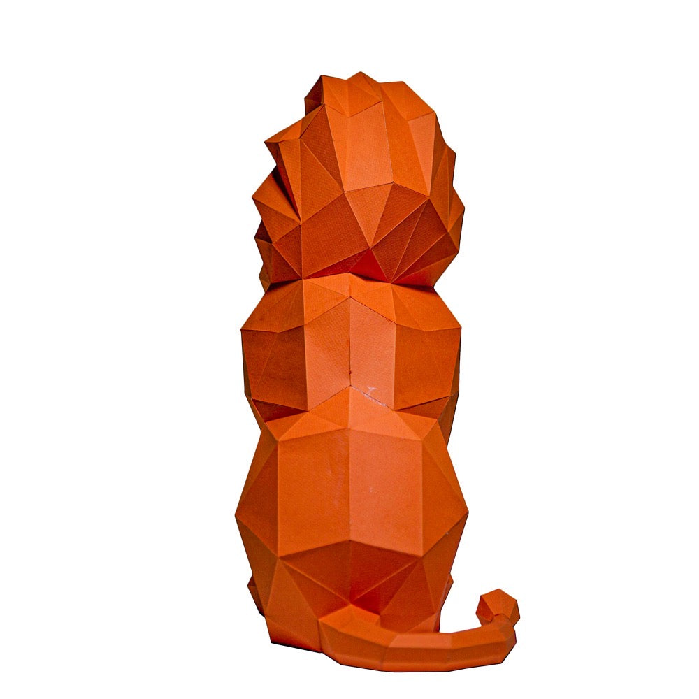 Papercraft World Sitting Lion - Default Title (PAPCRALIONSIT)