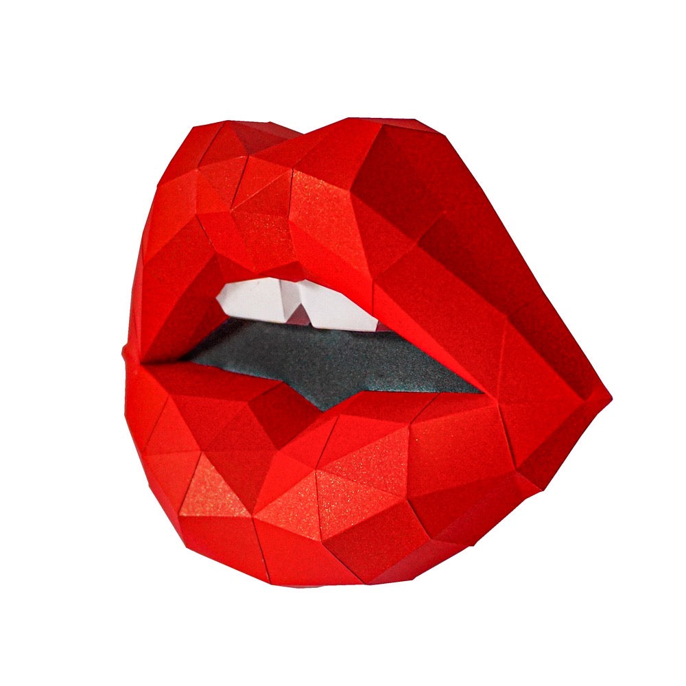 Papercraft World Lips Wallhanging - Default Title (PAPCRALIPS)