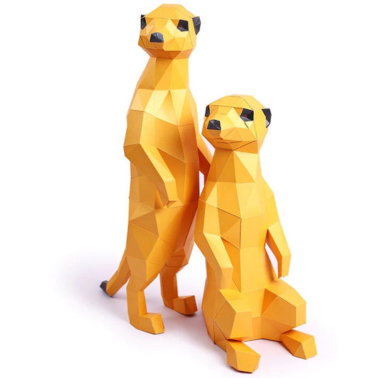 Papercraft World 2 Meerkats - Default Title (PAPCRAMEER)