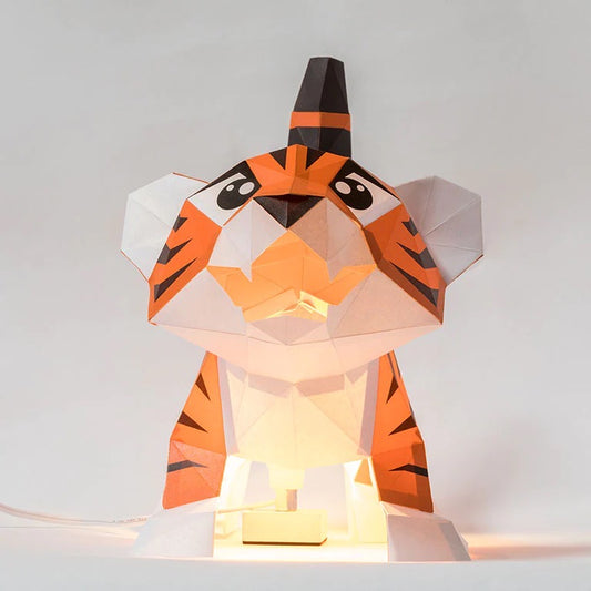 Papercraft World Tiger - suitable for lamp - Default Title (PAPCRATIG)