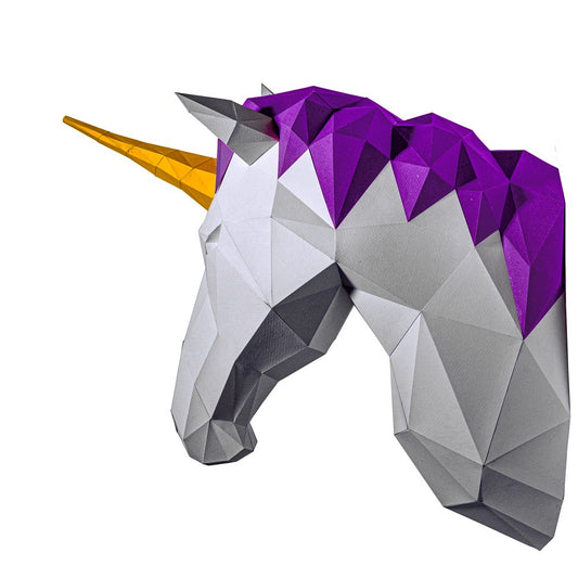 Papercraft World Unicorn Wall Mount - Default Title (PAPCRAUNI)