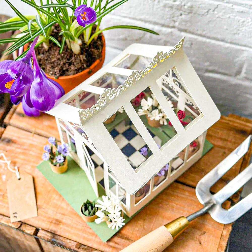 Makebox Papercraft Greenhouse Kit - Default (PAPMAKGREEN)