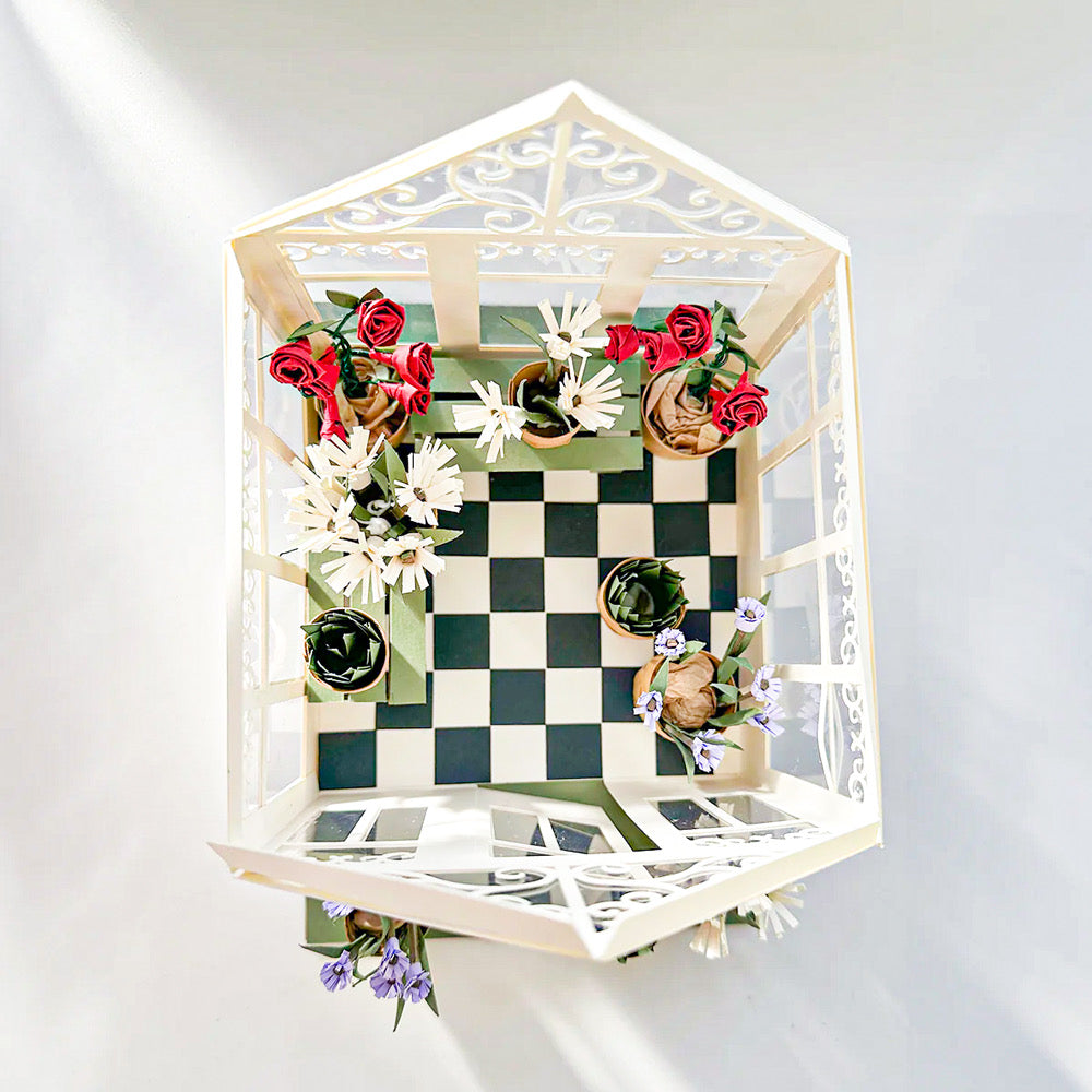 Makebox Papercraft Greenhouse Kit - Default (PAPMAKGREEN)