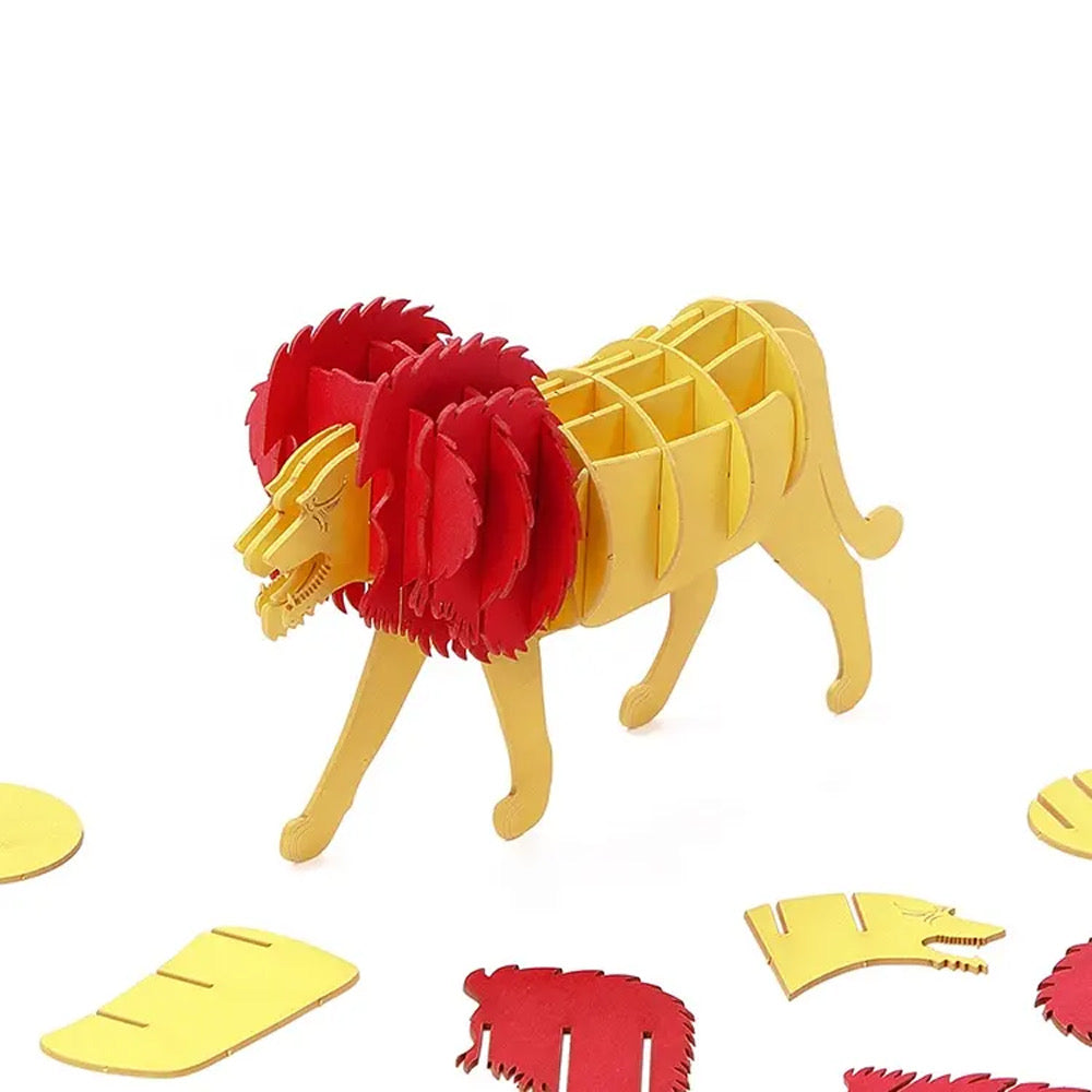 Card Model LION - Default Title (PAPMODLION)