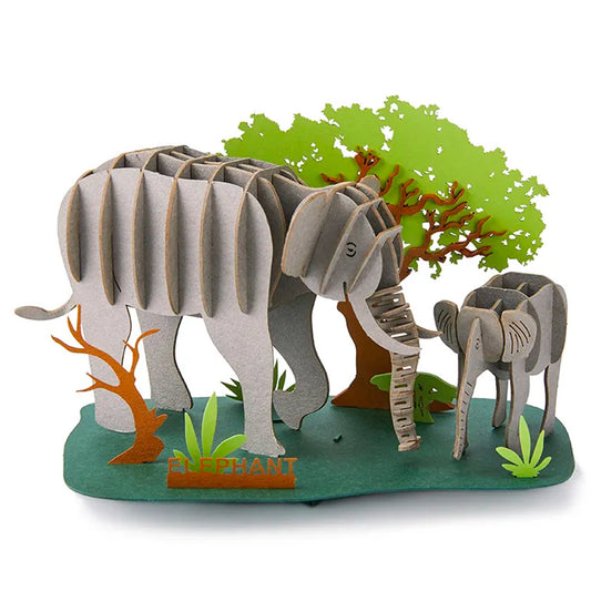 Card Model Scene ELEPHANTS - Default Title (PAPMODSCEELE)