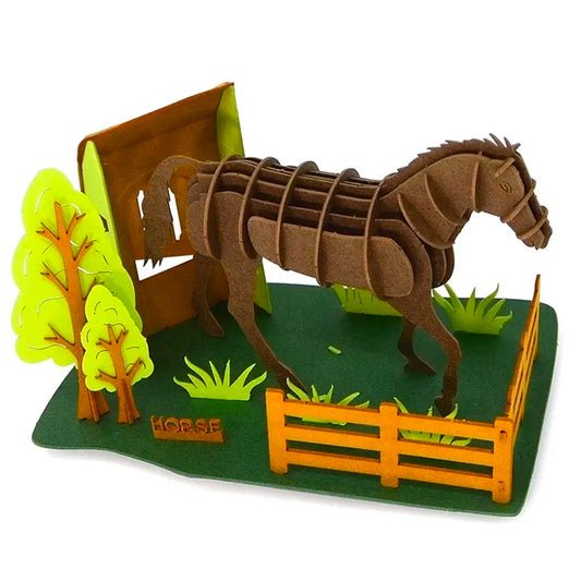 Card Model Scene HORSE - Default Title (PAPMODSCEHOR)