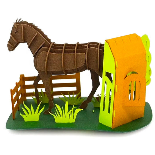 Card Model Scene HORSE - Default Title (PAPMODSCEHOR)