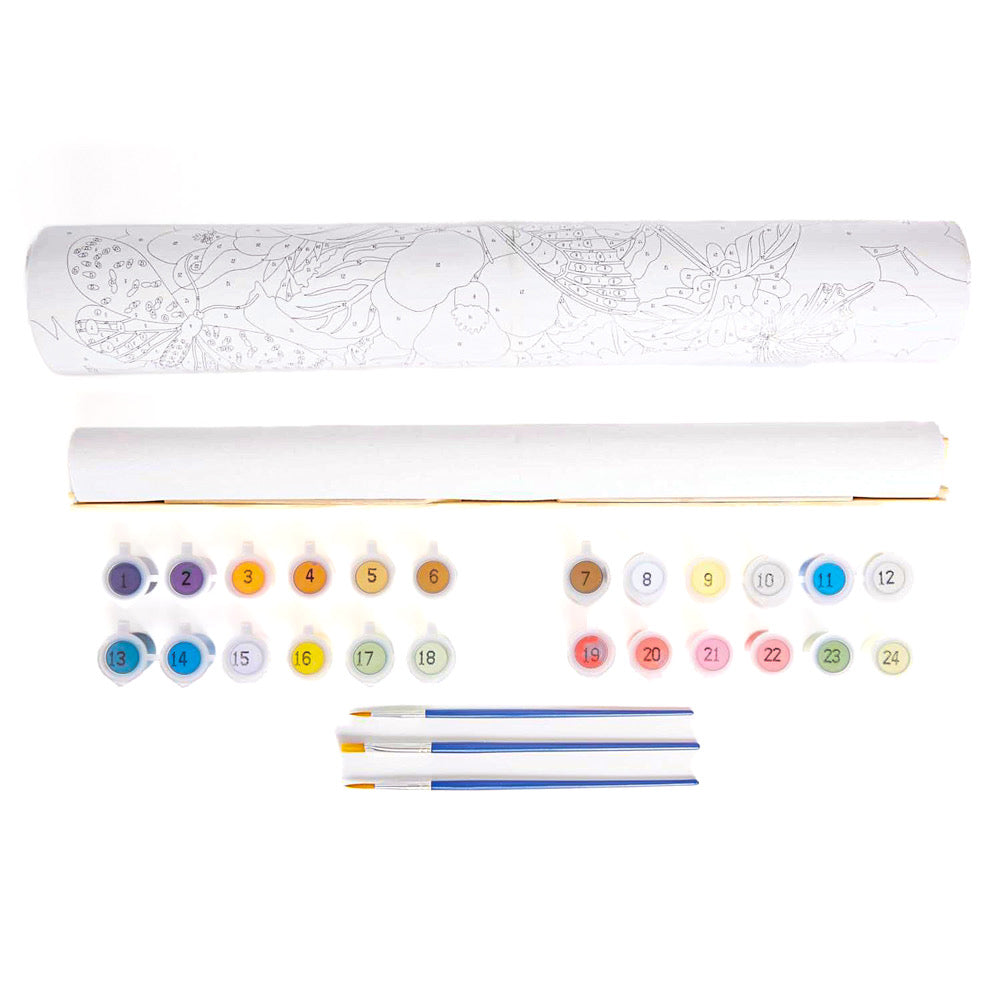 Natural History Museum Paint By Numbers BUTTERFLIES - Default (PBNBUT)