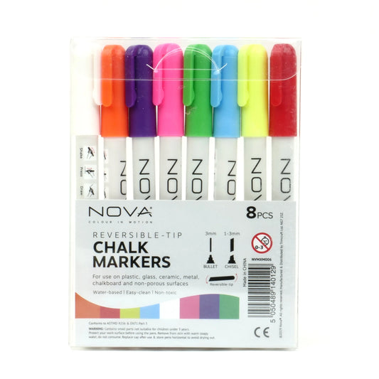 Nova Chalk Markers Pack of 8