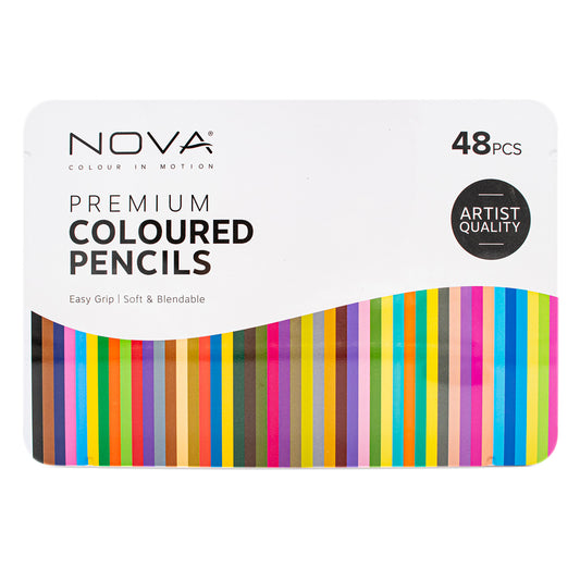 Nova 48 Piece Colouring Pencils