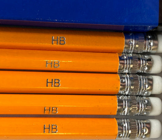 Wooden Pencil HB with Eraser 15 Pack - Default Title (PENHB15)