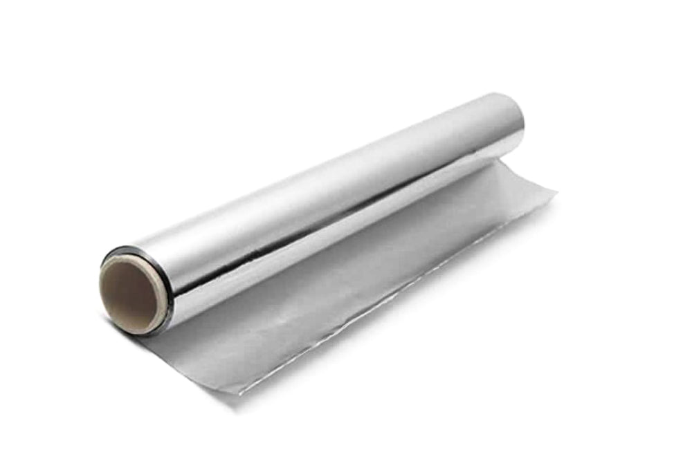 Image of a roll of pewter sheet for use in craft work