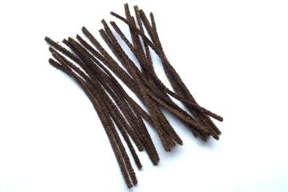 Pipecleaners 15cm Brown Pack of 20 - Default Title (PIPECBROWN)