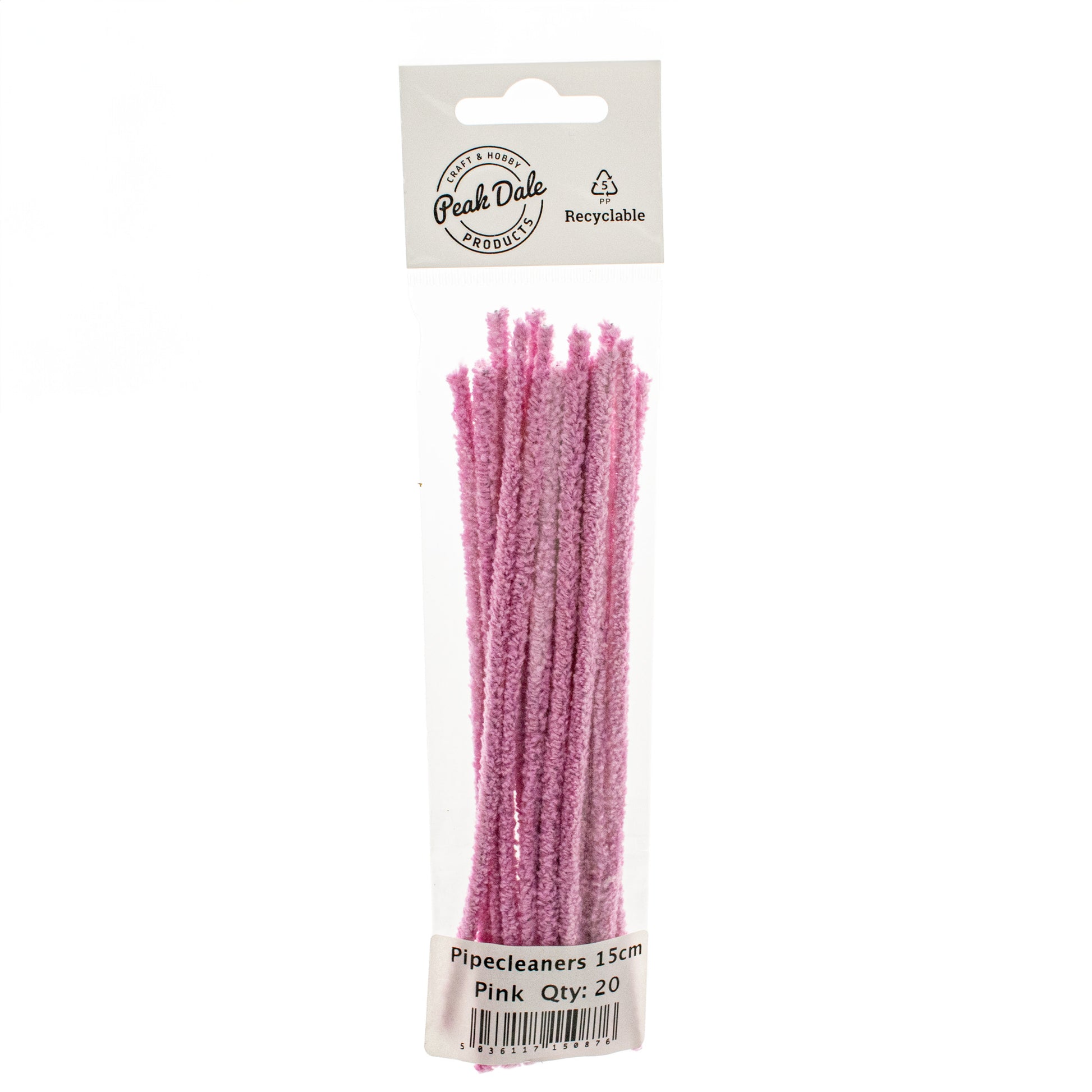 Pipecleaners 15cm Pink Pack of 20 - Default Title (PIPECPINK)