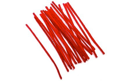 Pipecleaners 15cm Red Pack of 20 - Default Title (PIPECRED)