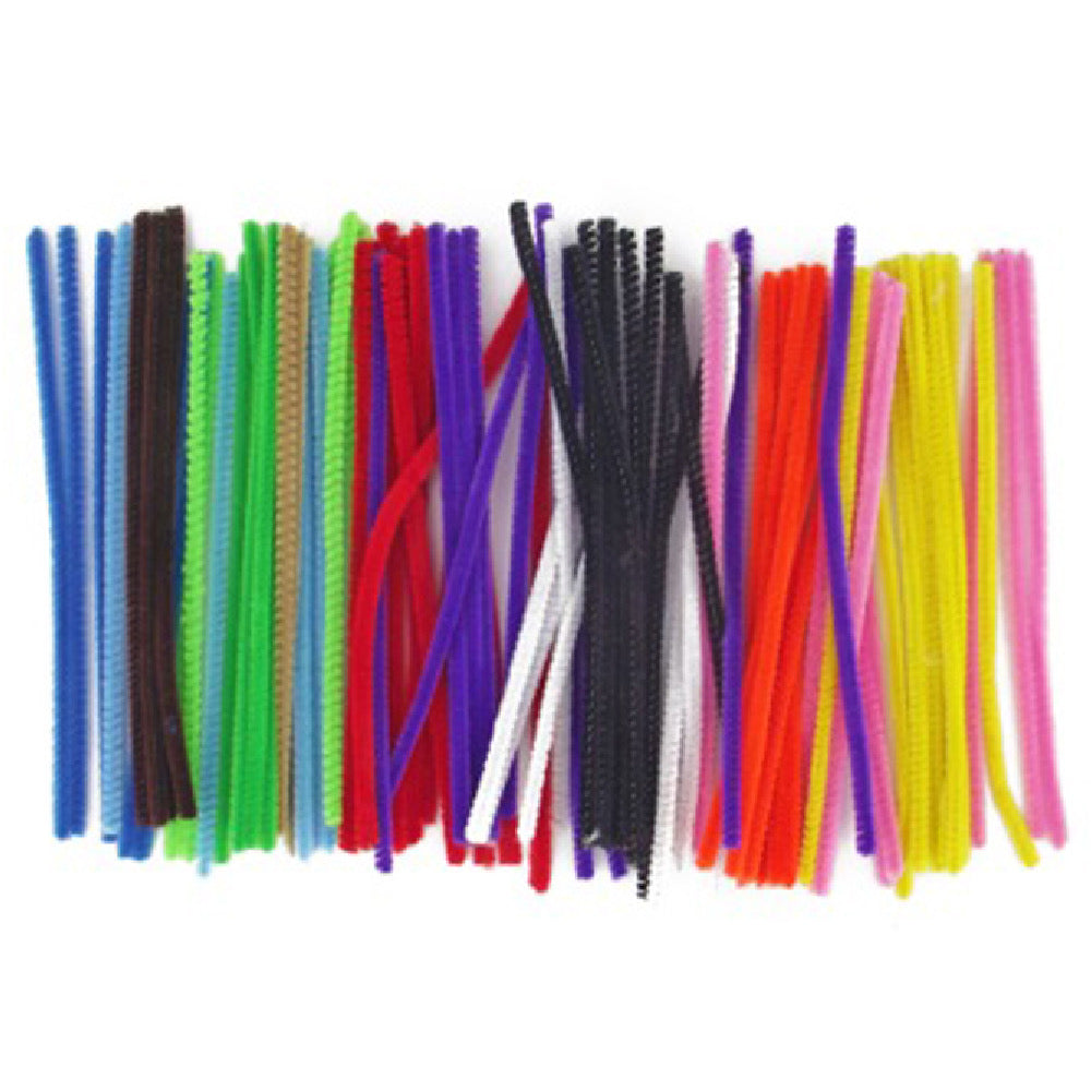 Acrylic Pipecleaners 15cm Asst Pack 100 - Default Title (PIPSTAST)