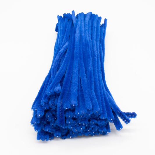 Acrylic Pipecleaners 30cm Blue pack 100