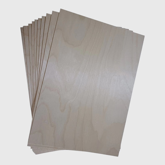 Laser Ply 2mm Plywood Sheet A4 BOX of 30