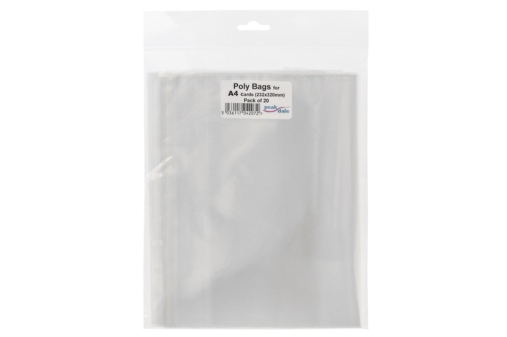 Poly Bag fit A4 size 20 Pack - Default Title (POLA420)