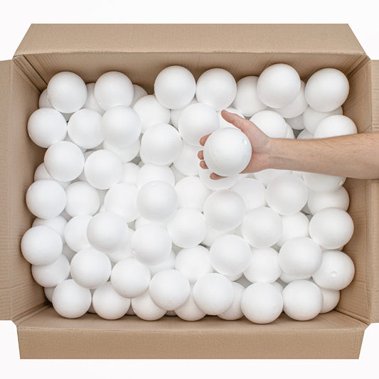 Polystyrene Ball 100mm CASE 225 - Default Title (POLYBALL100CAS225)