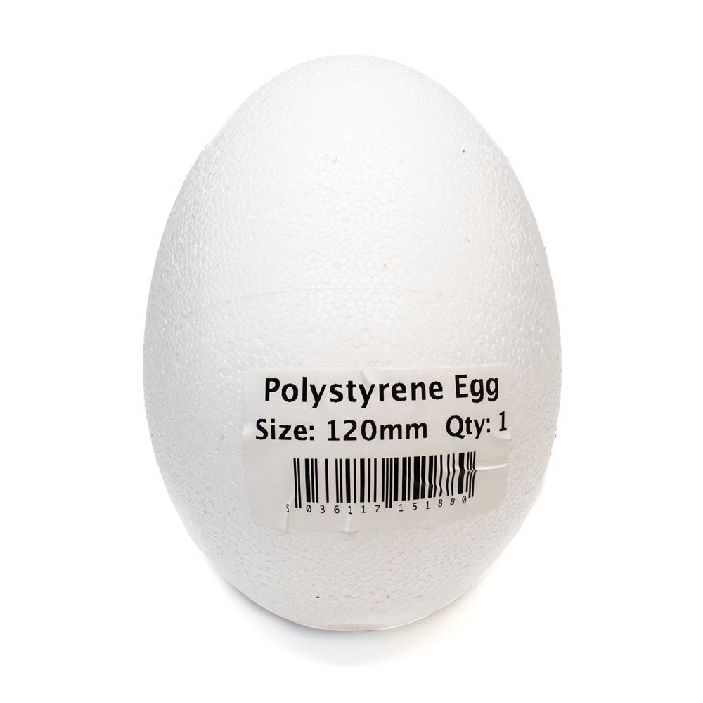 Polystyrene Egg 120mm each - Default Title (POLYEGG120)