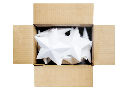 Polystyrene Star Box of 10 - Default Title (POLYSTAR150MMBOX10)