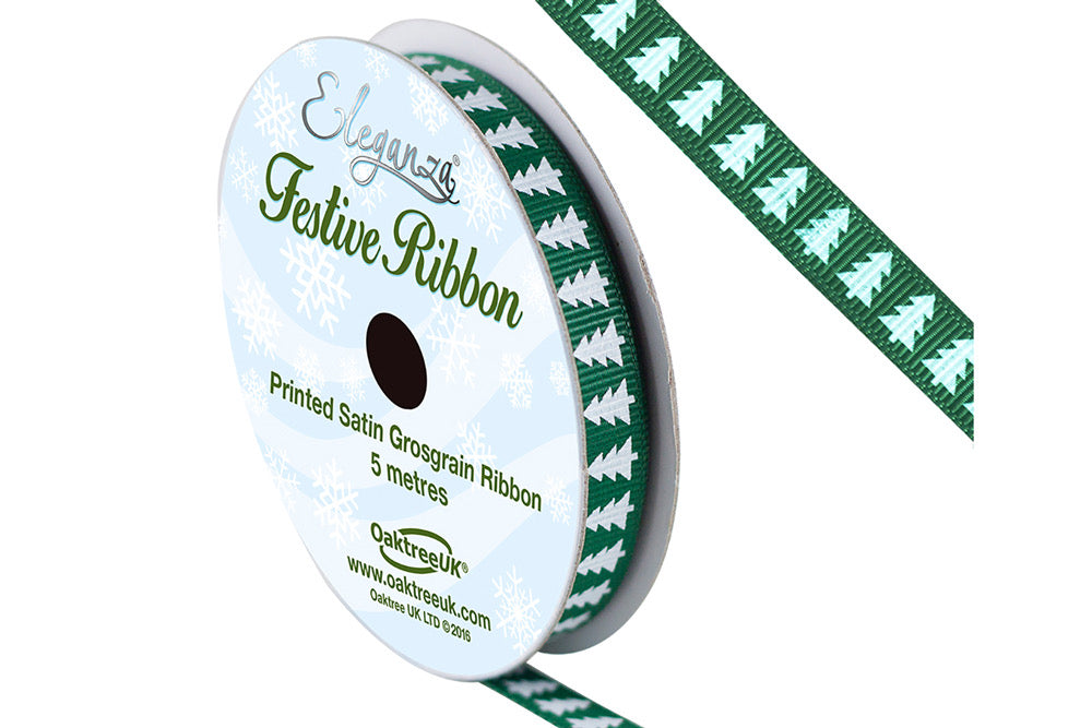 Ribbon 390 Xmas Tree Green 10mm - Default Title (RIBGTREEGREEN)