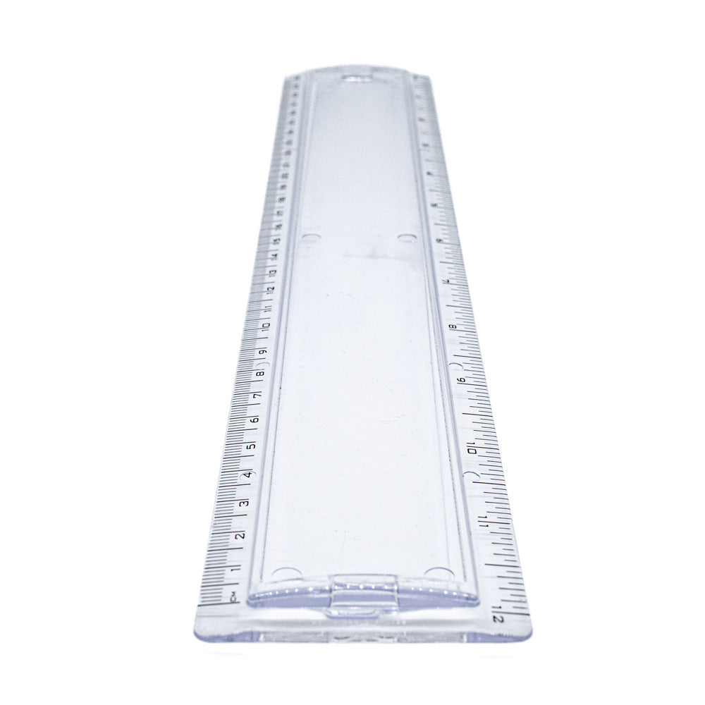 Plastic Ruler with Insert for Photograph 30cm - Default Title (RULPLA12)