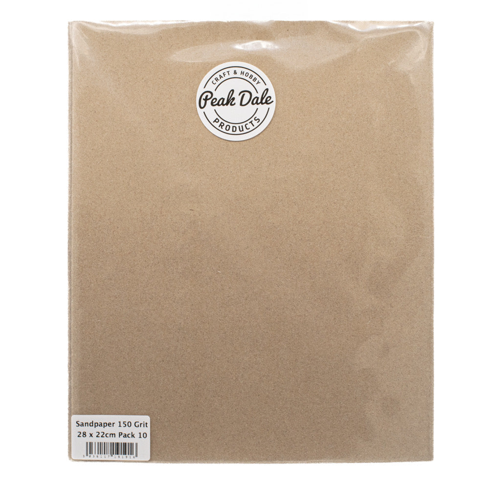 Sandpaper 150 Grit 28 x 22cm Pack 10 - Default Title (SANPAP150G)