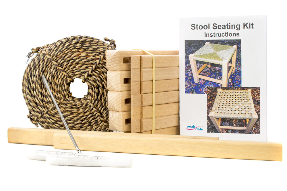 Seagrass Stool Kit DUO - 30 x 30 x 28cm - Default Title (SEASTOOLDUO)