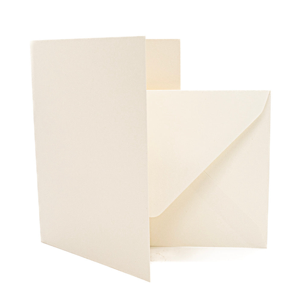 Cards Singlefold A6 Cream Pack of 10 - Default Title (SFA6CREAM)